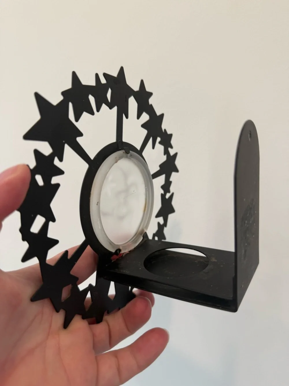 PartyLite Black Sun & Star Metal Wall Accents